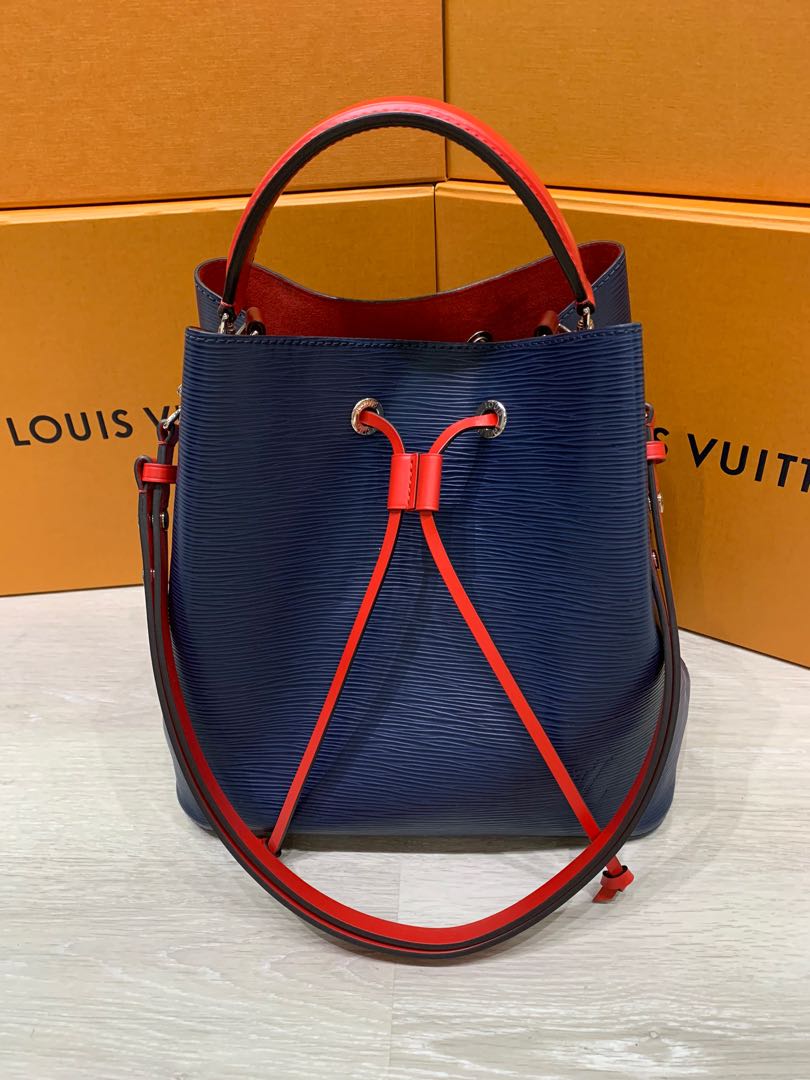 LV Epi Leather Neonoe BB Indigo, Luxury, Bags & Wallets on Carousell