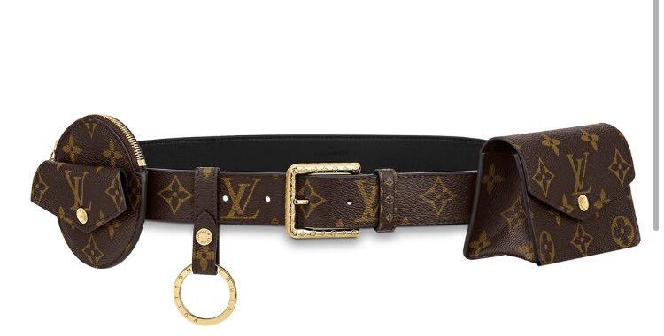 Daily Multi Pocket Belt, Used & Preloved Louis Vuitton Pouch/Pochette, LXR USA, Brown