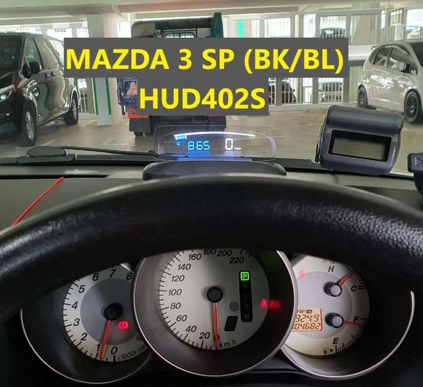 Mazda 3 Sp Bk Bl Hud Head Up Display Obd Obd2 Gauge H402s Car Accessories Accessories On Carousell