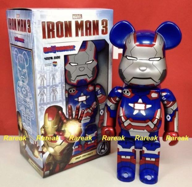 Medicom Bearbrick 2013 Marvel Avengers Iron Man 3 400% Iron 