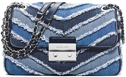 Michael kors denim purse discount