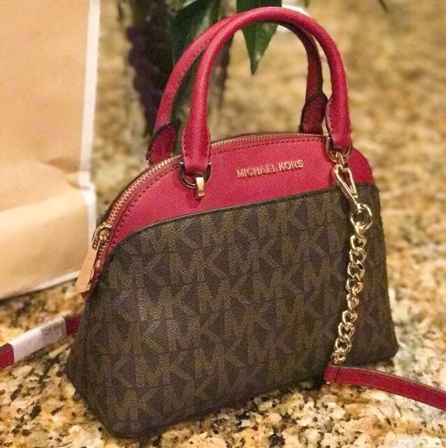 Michael Kors Emmy Small Dome Satchel, Luxury, Bags & Wallets on Carousell