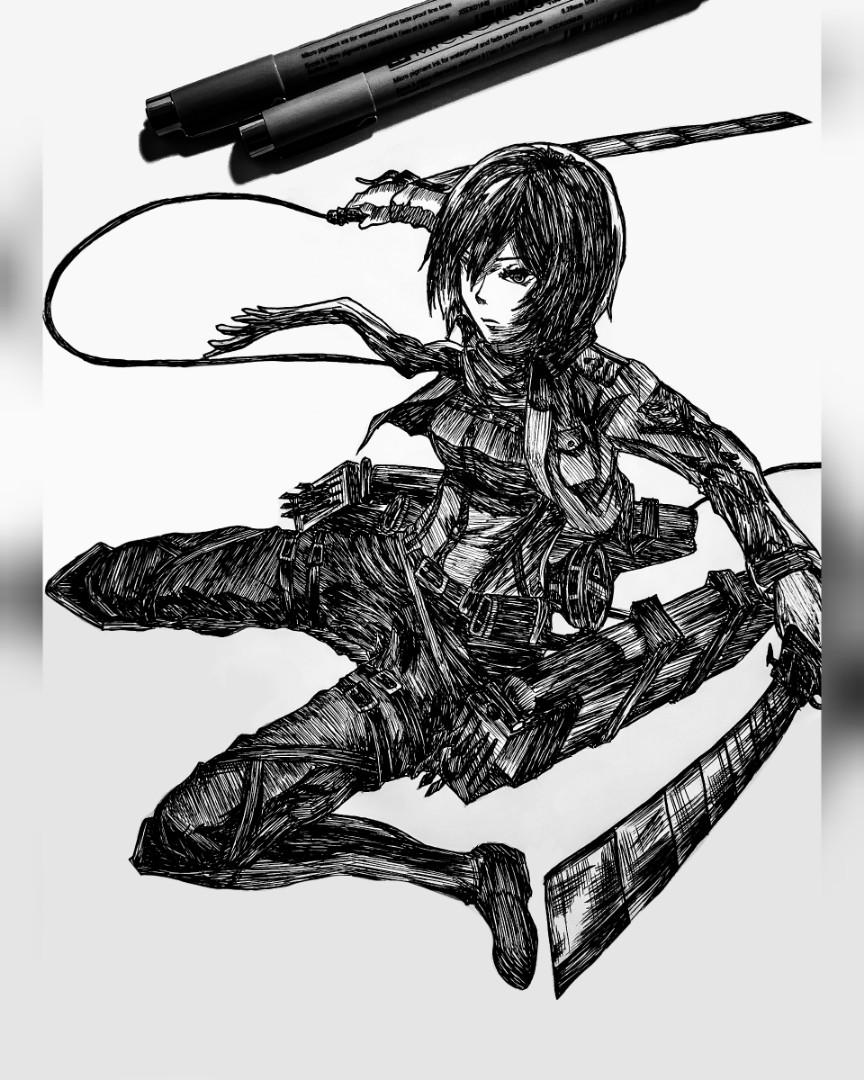 Mikasa Ackerman Ink Drawing Aot Anime Entertainment J Pop On Carousell Autodraw pairs machine learning with drawings from talented artists to help you draw stuff fast. mikasa ackerman ink drawing aot anime