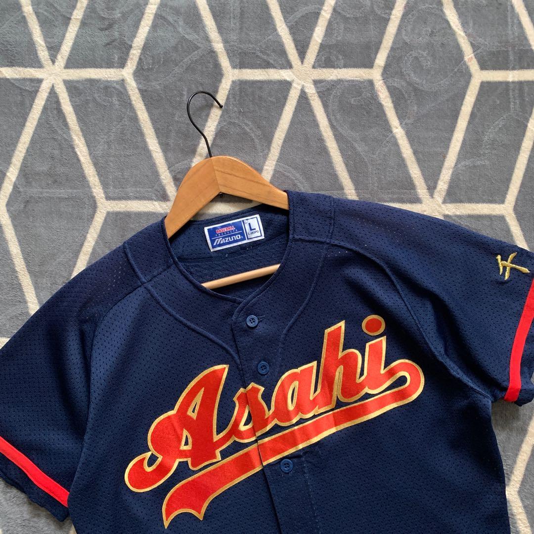 ❌SOLD OUT❌ Mizuno Asahi Baseball Jersey Condition 9/10 Design