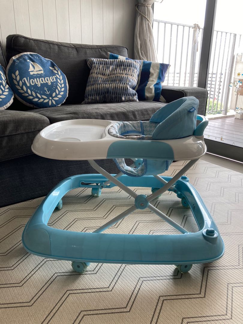 Baby walker with feeding best sale tray