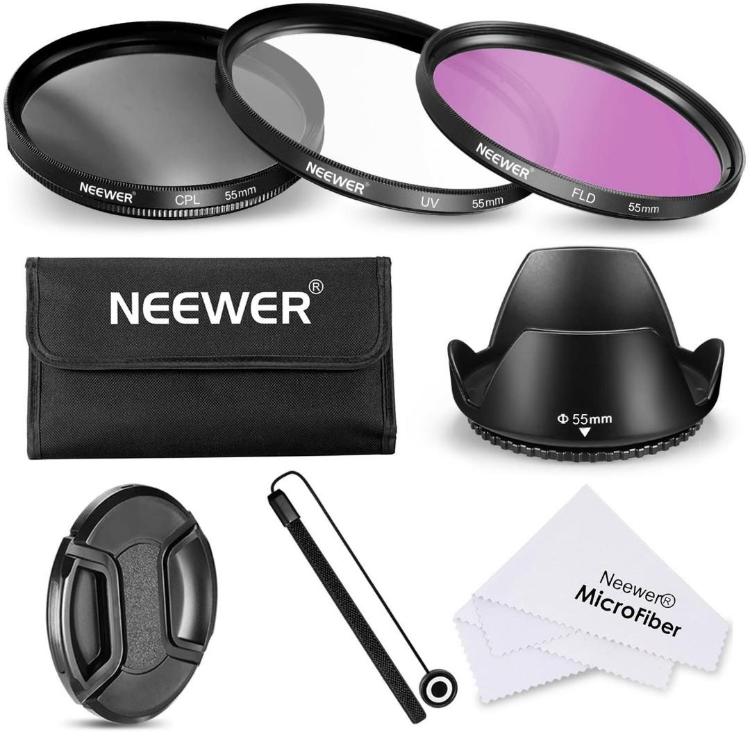 58mm Lens 3 Piece Filter Accessory Kit for Canon Sony Nikon Samsung 