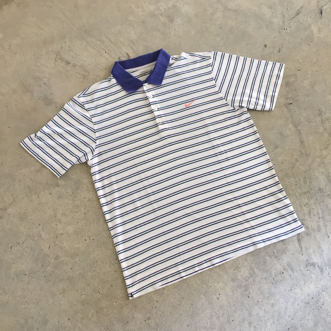 vintage striped polo shirt