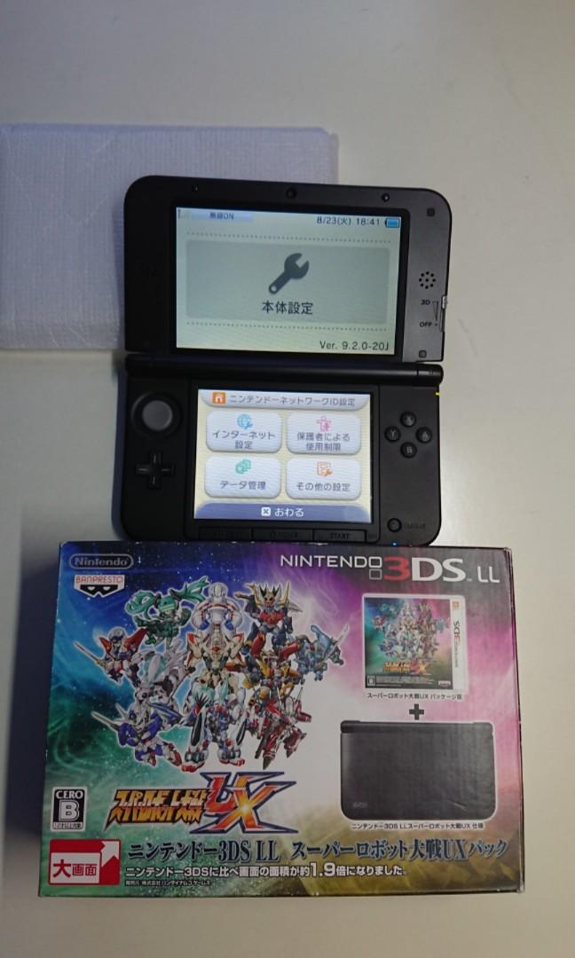 Nintendo 3DS ll 主機任天堂超級機器人大戰限定版3DS 3dsll 日版, 電子 