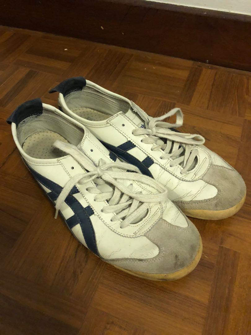 Onitsuka Tiger (Category: Sneakers) located in Singapore. Submitted by rolypolyyy (Listing ID 1027687492, Image 1). Description: USED ONITSUKA TIGER CONDITION: 6/10 .