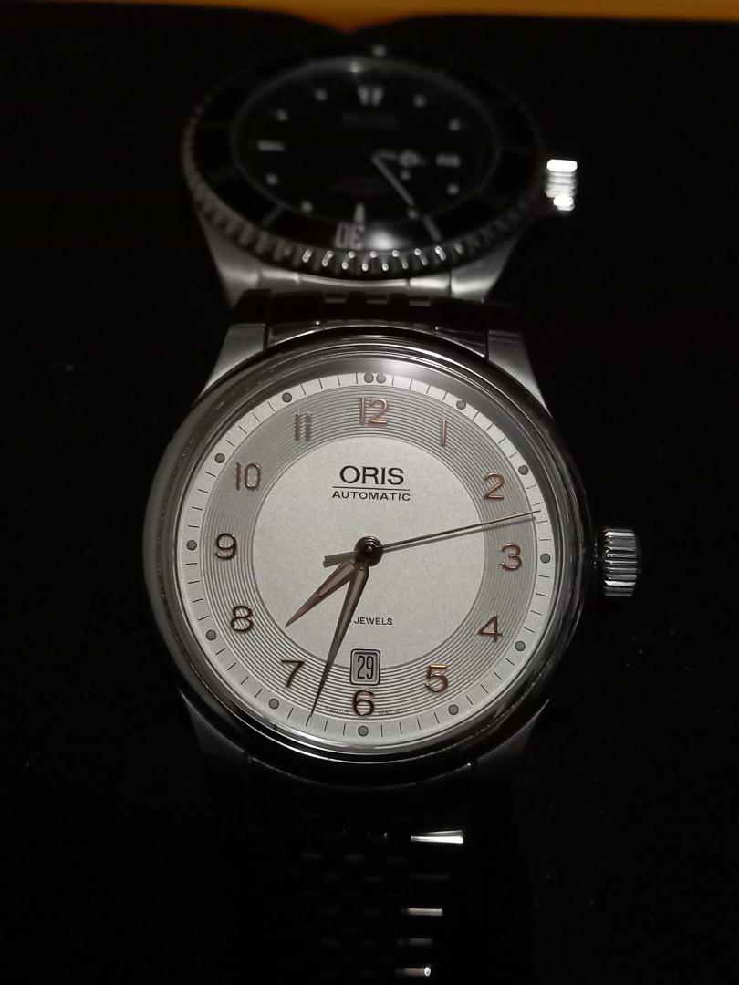 Oris （分類：手錶）位於 Hong Kong。 由 yataka2018 提交（商品編號 1027656643，圖片 1）。簡介： Oris大庒自動手錶接近全新。冇盒，冇紙。。