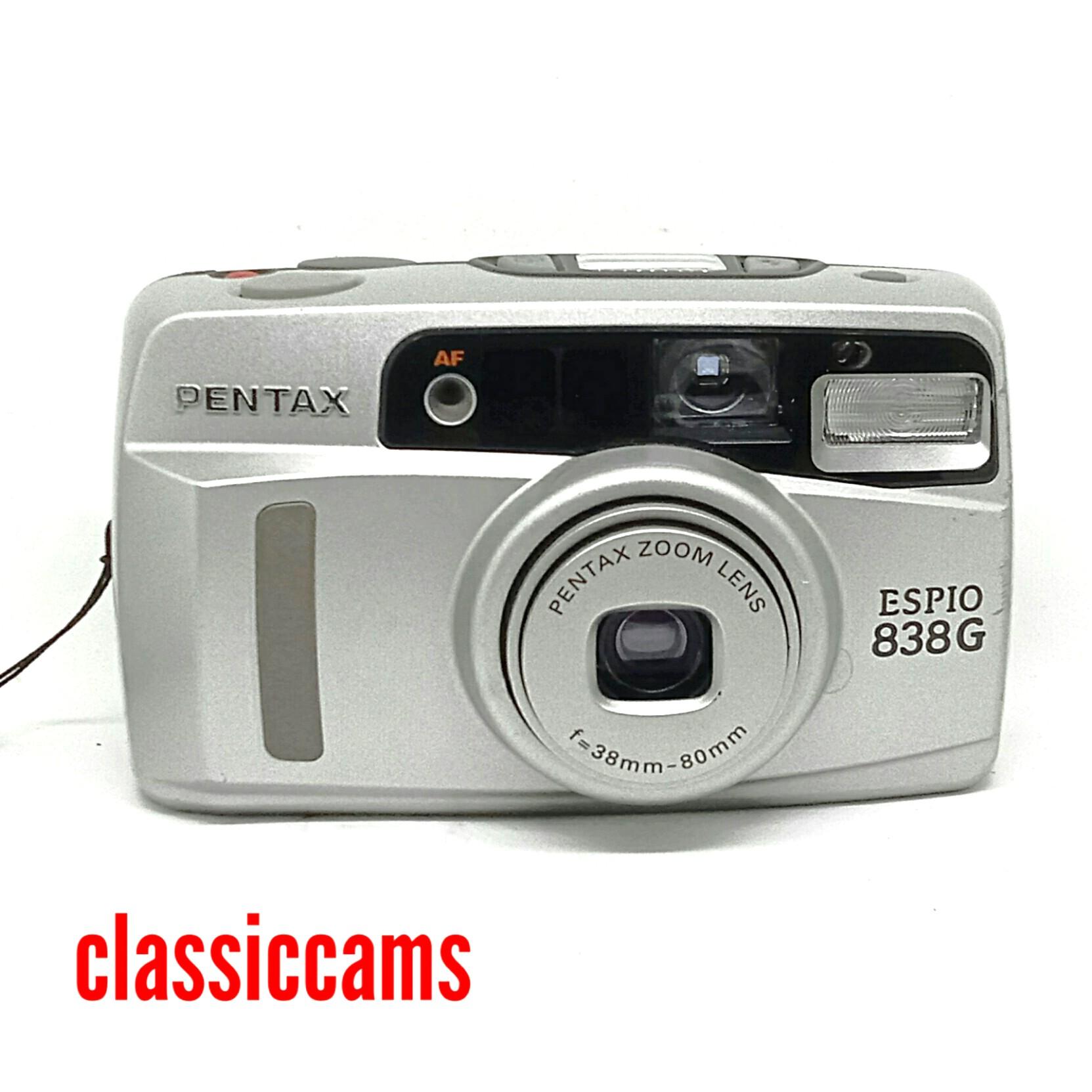 Pentax Espio 838G 35mm Film Camera, Photography, Cameras on Carousell
