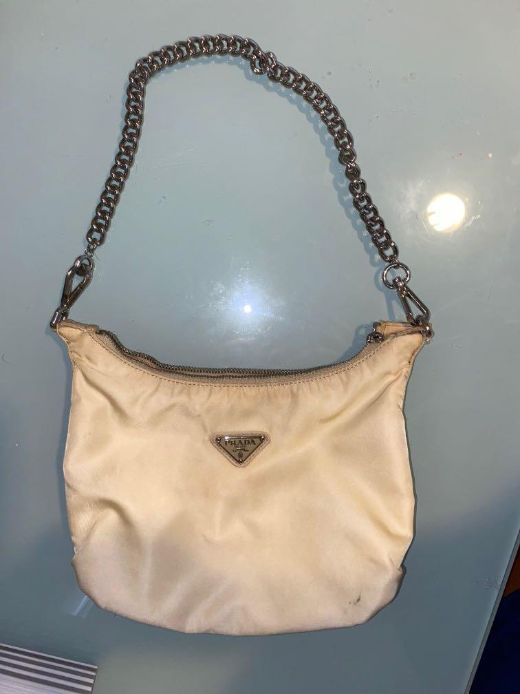 prada hobo chain bag