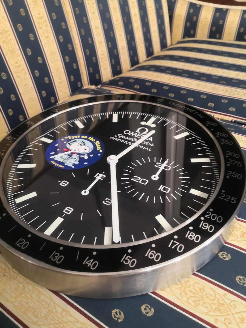 Omega snoopy wall clock sales