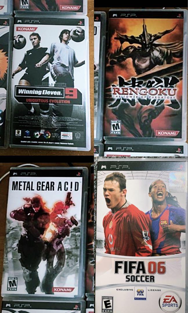 PSP Games Video Gaming Video Game Consoles PlayStation on Carousell