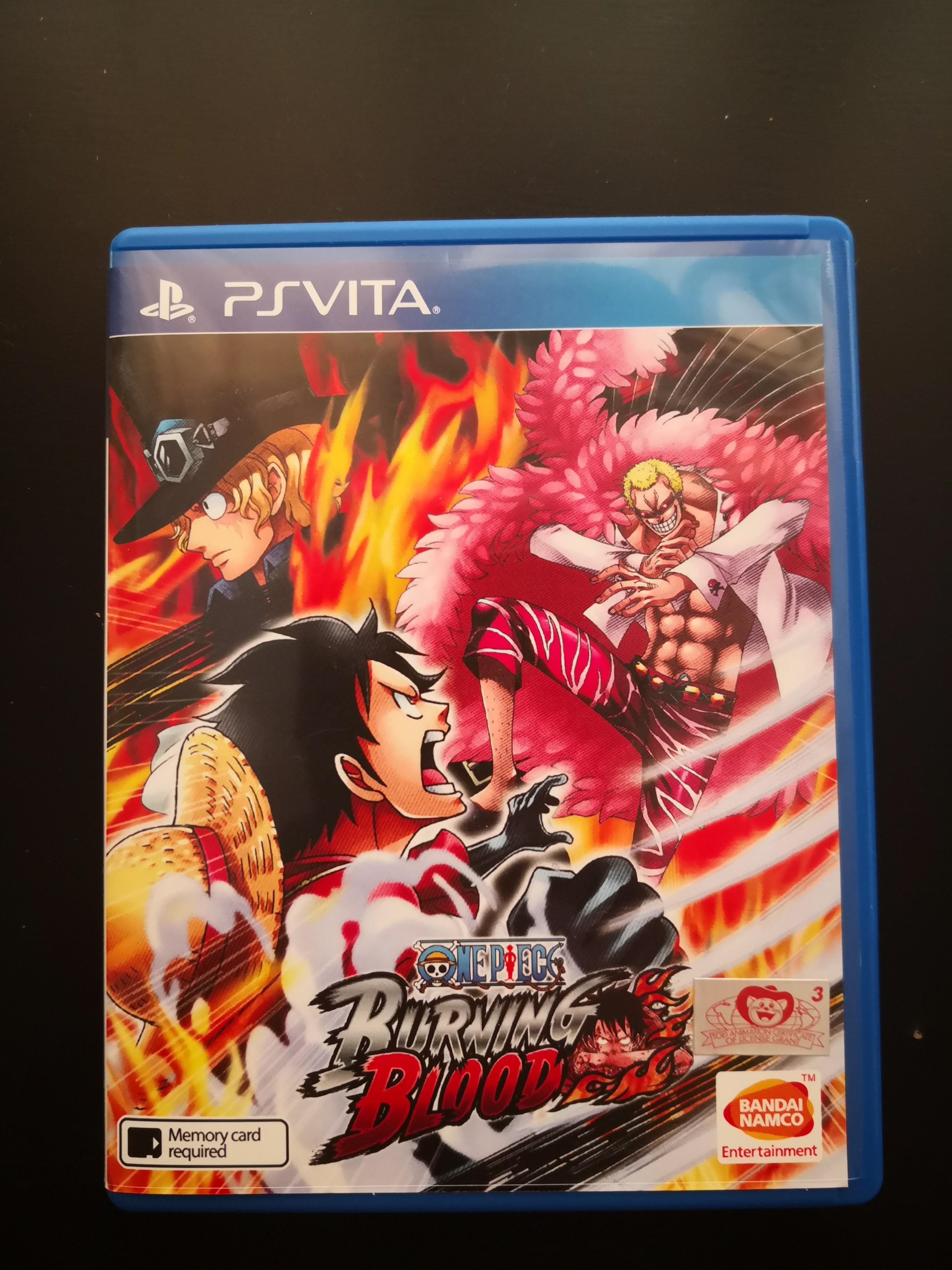 Psvita One Piece Burning Blood Video Gaming Video Games Playstation On Carousell