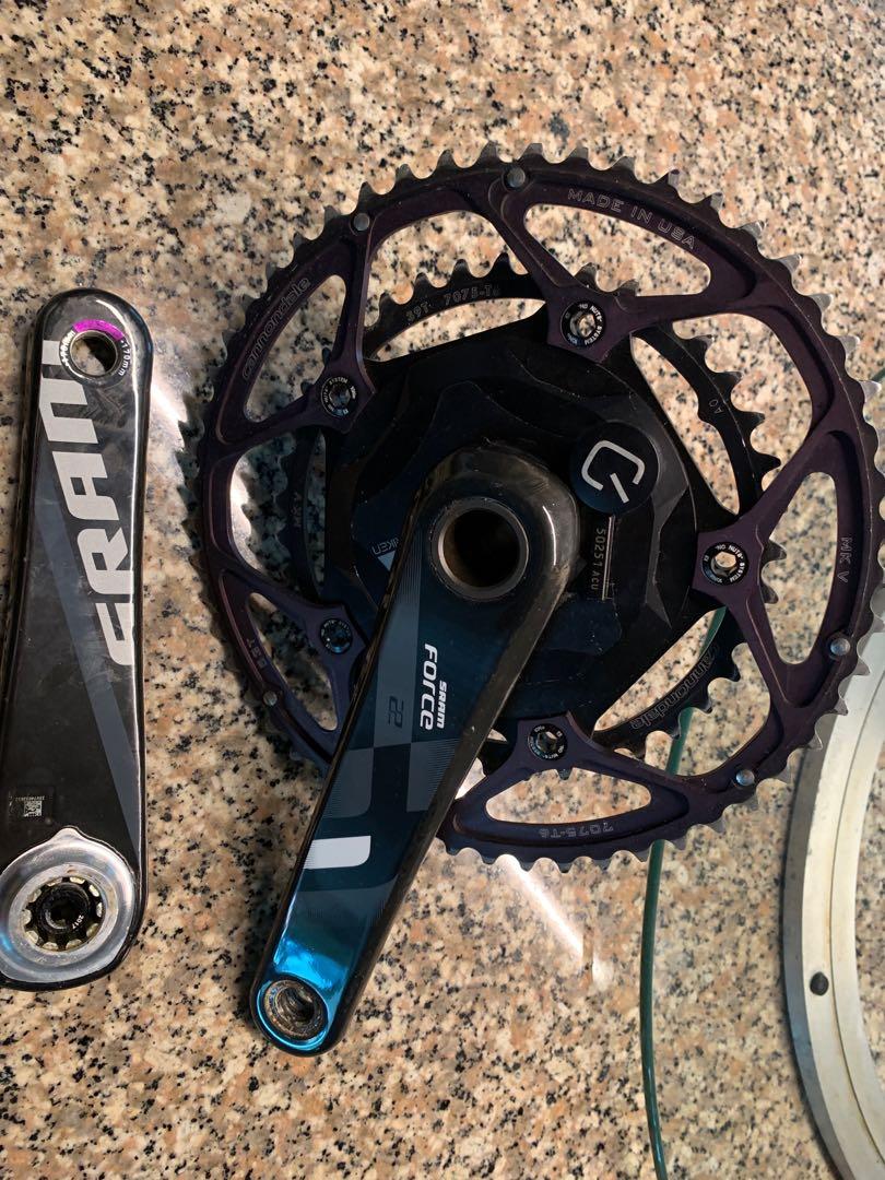 Quarq Riken Power Meter with SRAM Force crank, Sports Equipment, Bicycles & Parts, Bicycles on