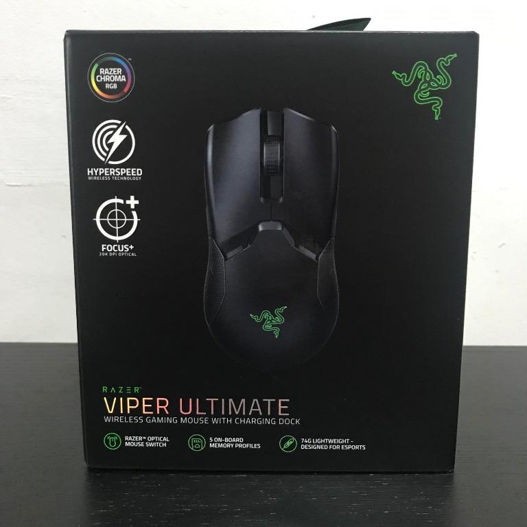 Razer Viper Ultimate With Charging Dock Wireless Gaming Mouse Electronics Computer Parts Accessories On Carousell
