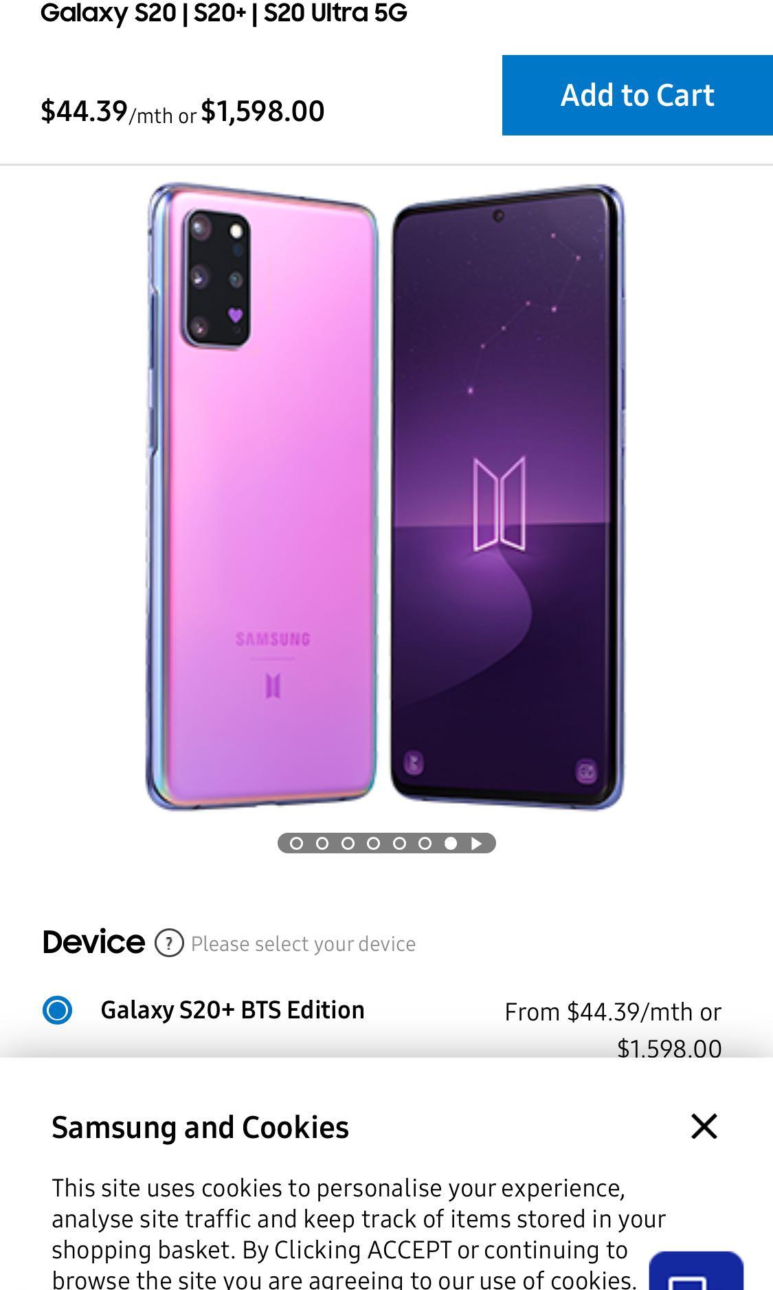 Galaxy S20 Plus S20 X Bts HOT S20 Ultra Bts Samsung Galaxy S20 T