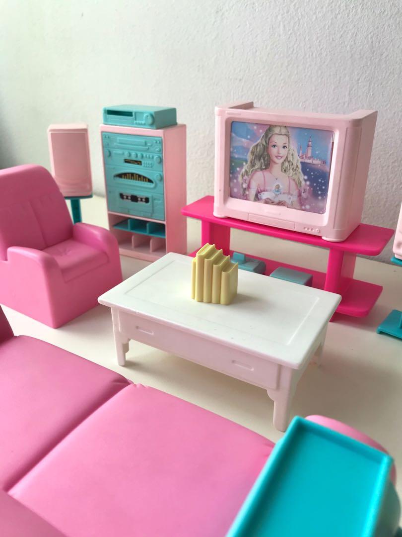 barbie living room furniture set