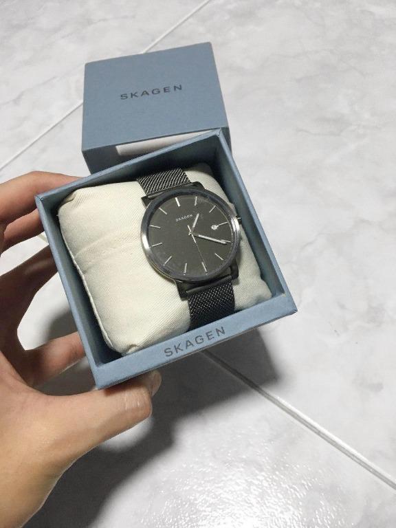 Hagen steel store mesh watch