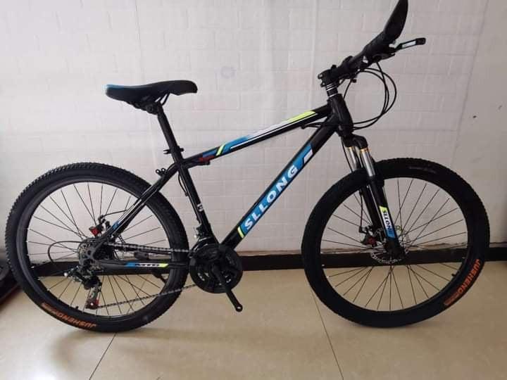 SLLONG MOUNTAIN BIKE SIZE 26ER (Category: Bicycles) located in Manila. Submitted by hsg_080494 (Listing ID 1027605455, Image 2). Description: BRAND NEW SLLONG MOUNTAIN BIKE SIZE 26ER Specs: -Carbon steel frame -Alloy rim -Alloy stem -Suspension fork -Mechanical disc brake -Tire Size (26x2. 125) -3x7 Speed -Smooth shifting -RD microtime -FD microtime -Sealed bearing bottom bracket -Carbon steel crank set -Quick release sit post -Adjustable Seat -W