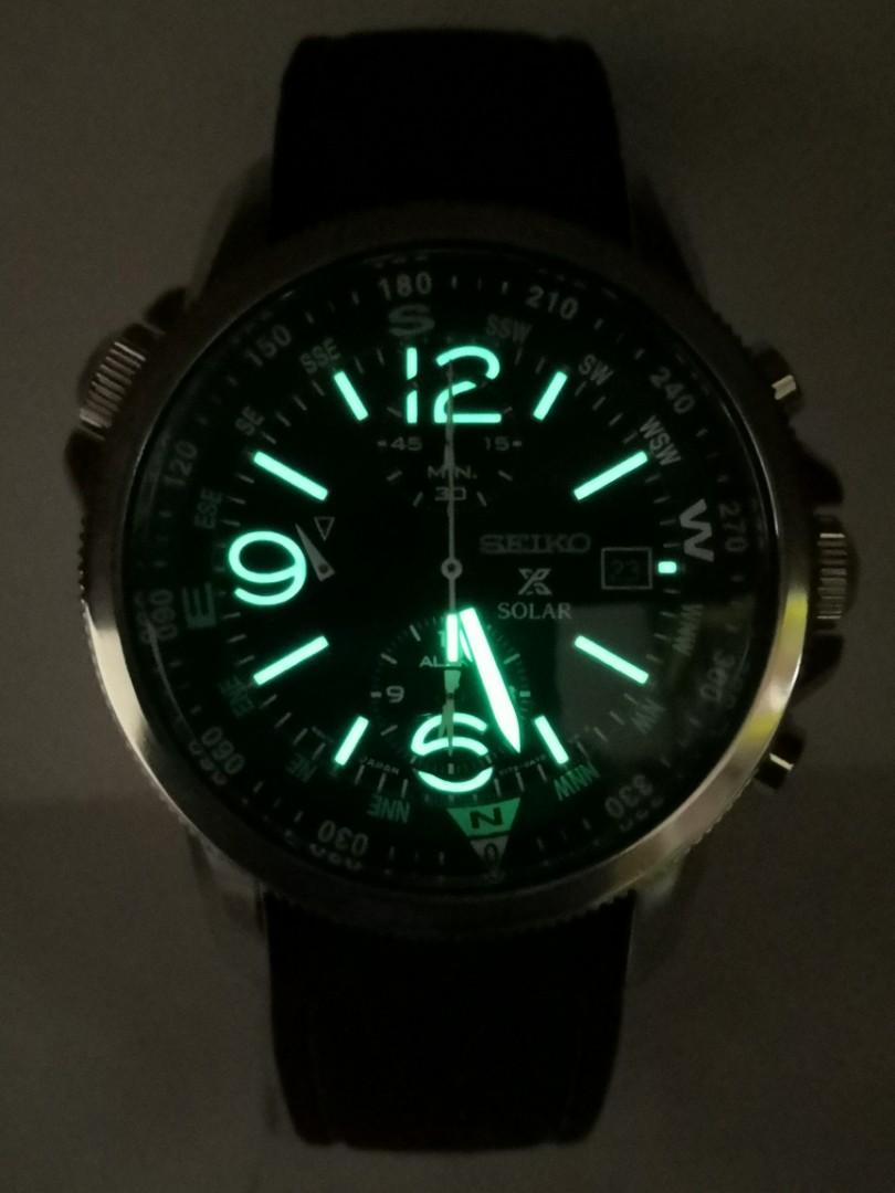 Seiko prospex solar military alarm chronograph on sale