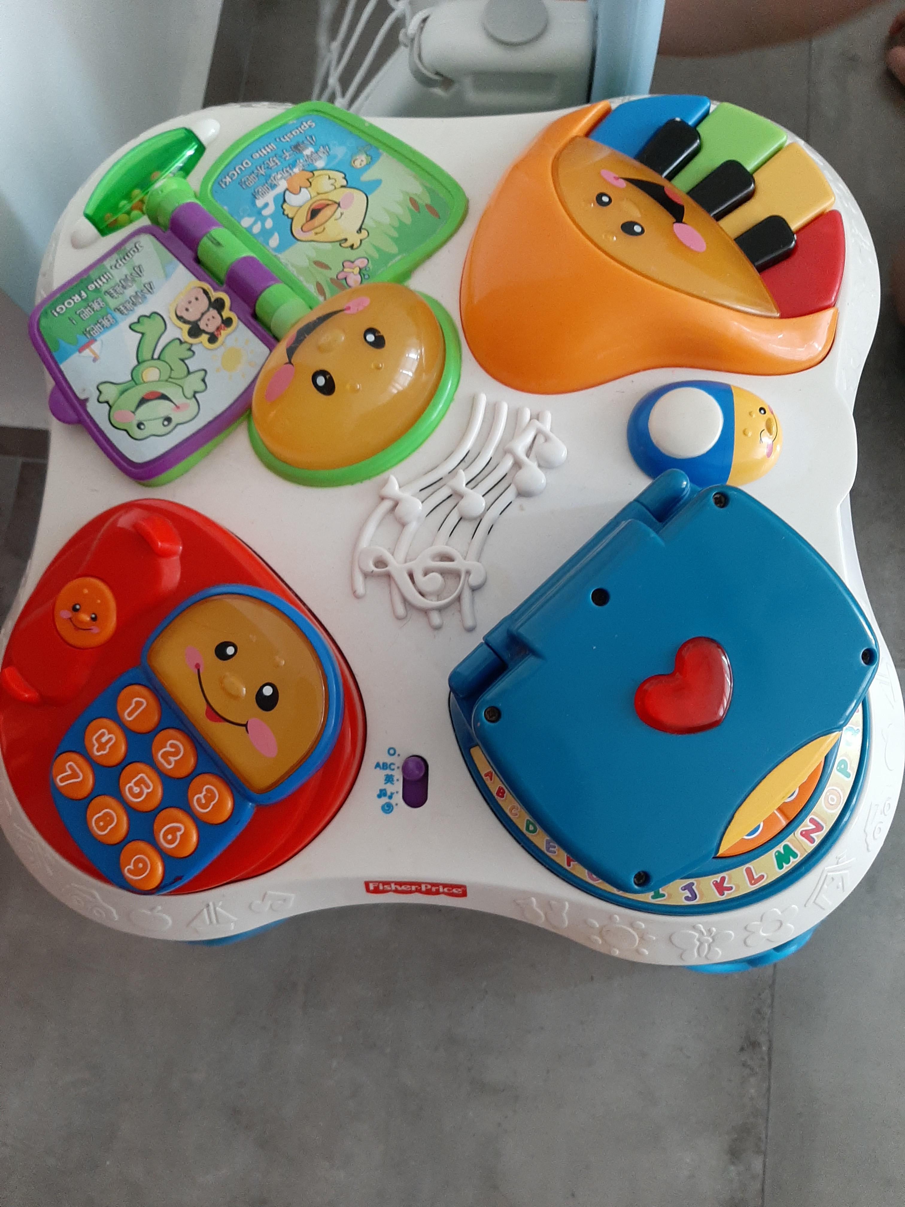 fisher price standing activity table