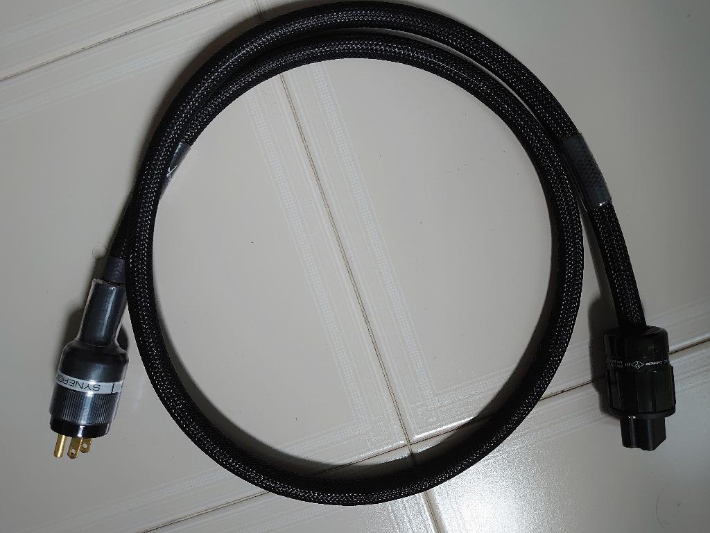 Synergistic Research Black Power Cord 20a Iec Electronics Audio On Carousell