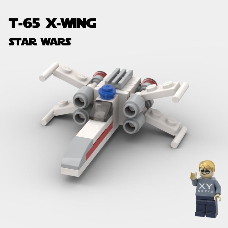 T 65 X Wing Mini LEGO MOC Star Wars Hobbies Toys Toys Games on Carousell