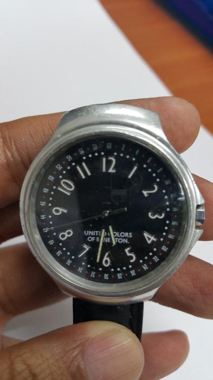Benetton rom discount watch black
