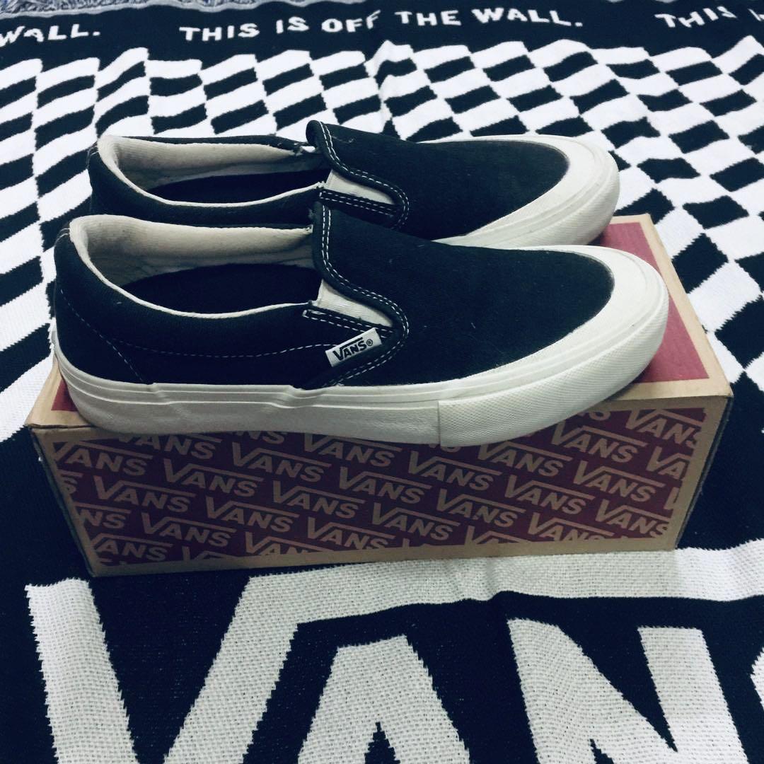 Vans slip on top pro toe cap