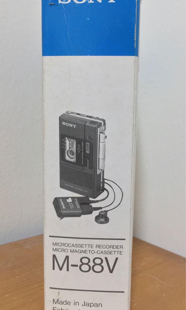 Enregistreur Micro-cassette Sony M 88 V Walkman - Pour Pièces (ne Fonctionne Pas) - Japon