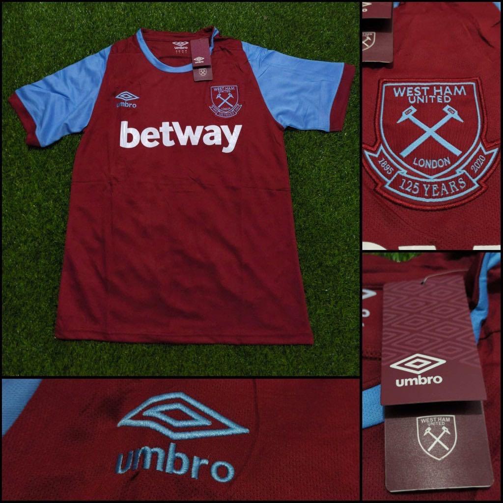 West Ham United Jersey 20 21 Sports Sports Apparel On Carousell