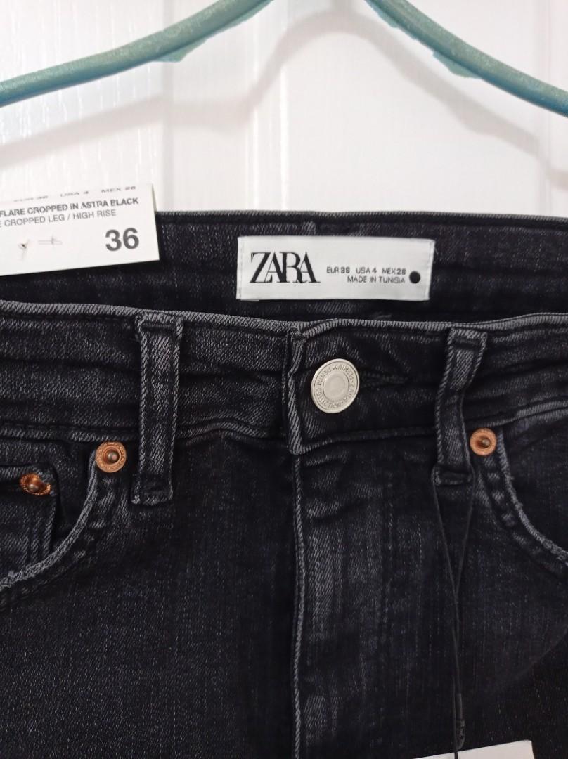 Zara Hw skinny flare cropped pants Women s Fashion Bottoms Other Bottoms on Carousell