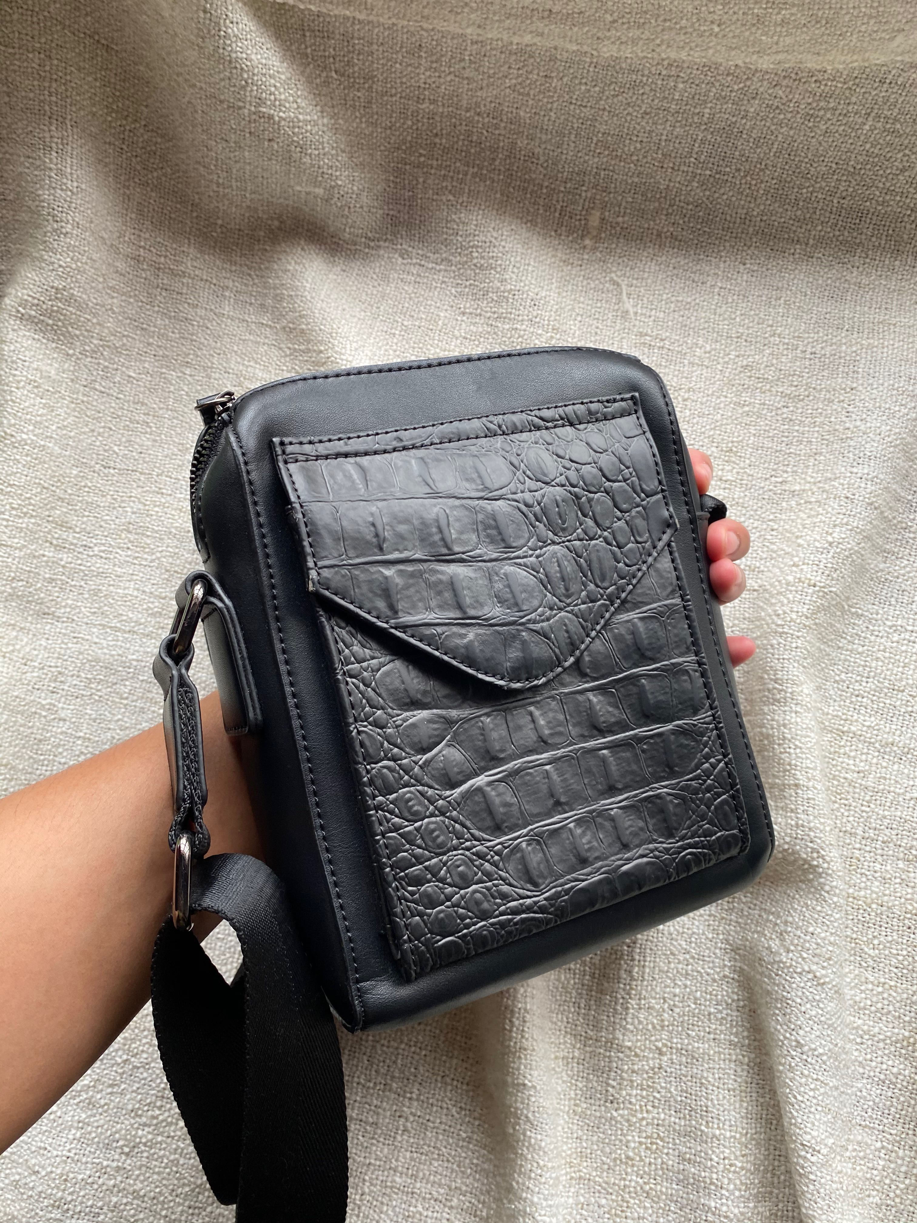 Zara crossbody bag best sale mens