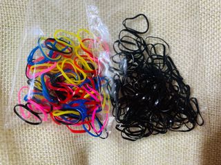 APS Enterprise- (Pack of 100) Black rubber band for hair Disco rubber band  for girls & rubber band for kids : Amazon.in: Jewellery