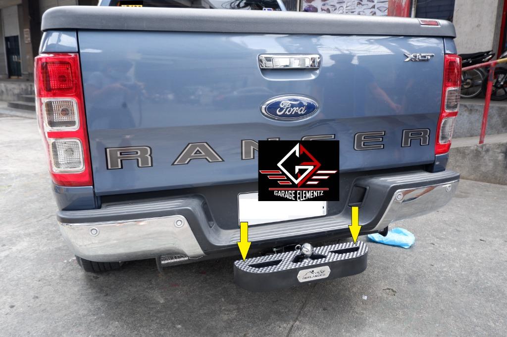 2012 To 2020 Ford Ranger Outlander Universal Rear Towhitch Step Pad With Hitch Ball Car Parts Accessories Body Parts And Accessories On Carousell