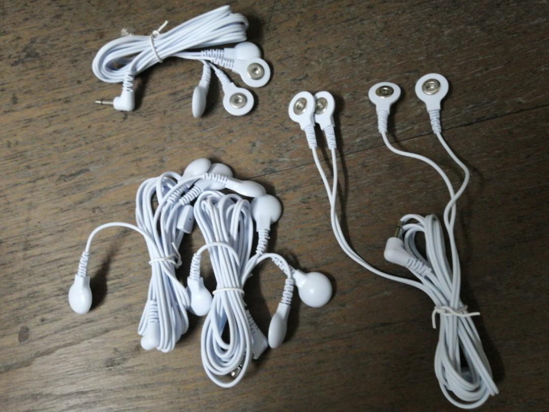 Brand New 4 Way Electrode Wires Cable For Any Tens Massage Physiotherapy Machine 3 5mm Jack Assistive Devices Others On Carousell