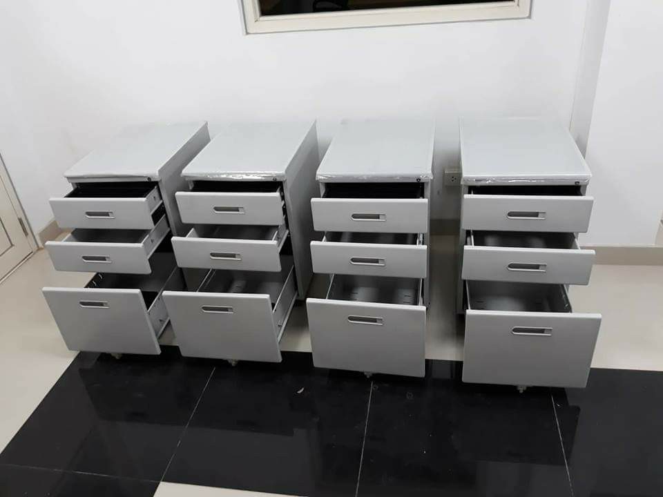 3 drawer steel cabinet-mobile pedestal cabinet