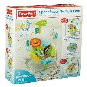 fisher price space saver swing and seat