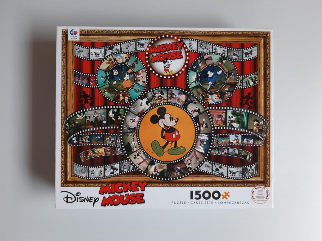 Disney 2 x 1000 Piece Jigsaw Puzzles  BNIB new sealed micky & Minnie  xmas Gift 