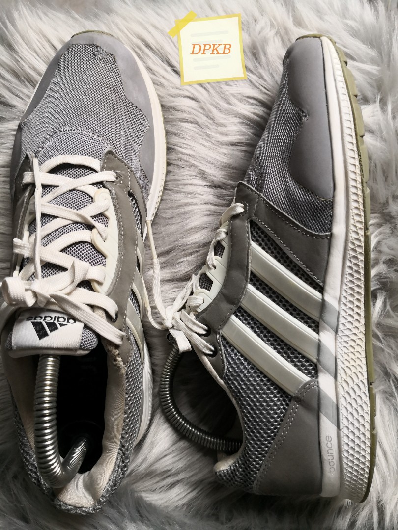 adidas bounce grey shoes
