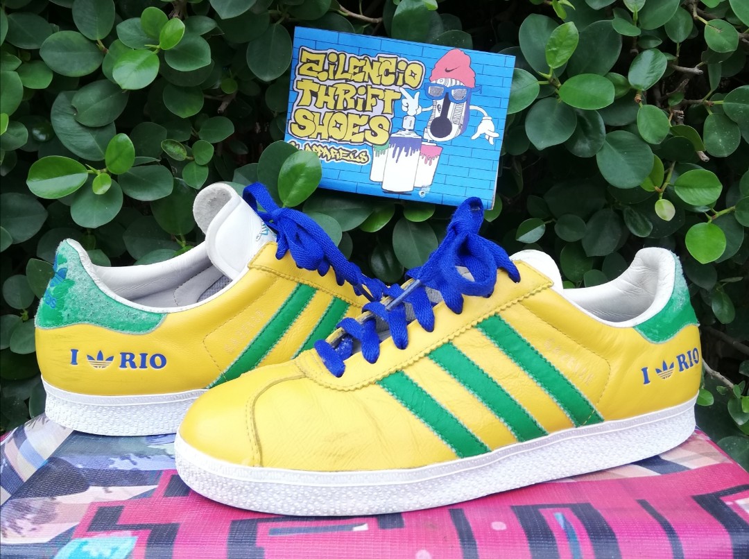 estético Peticionario trabajo Adidas Gazelle x Rio, Men's Fashion, Footwear, Sneakers on Carousell