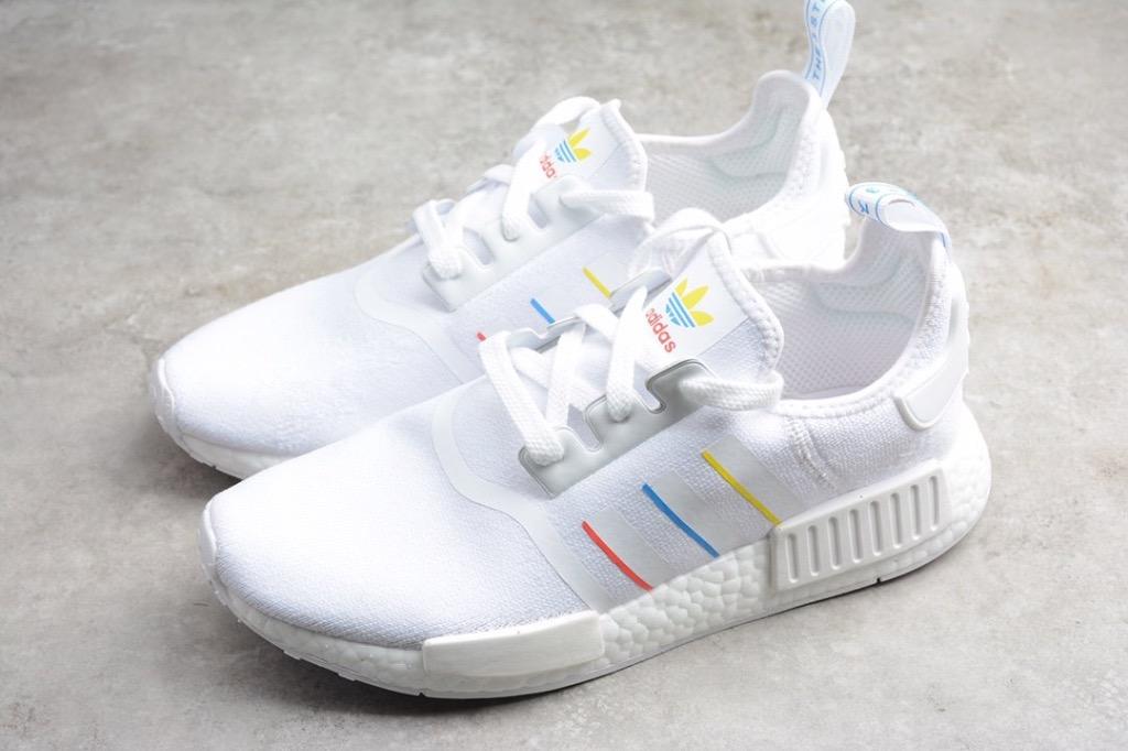 Adidas NMD-R1 FW6436 white shoes for men and women Euro 36-45, Women's  Fashion, Shoes, Sneakers on Carousell