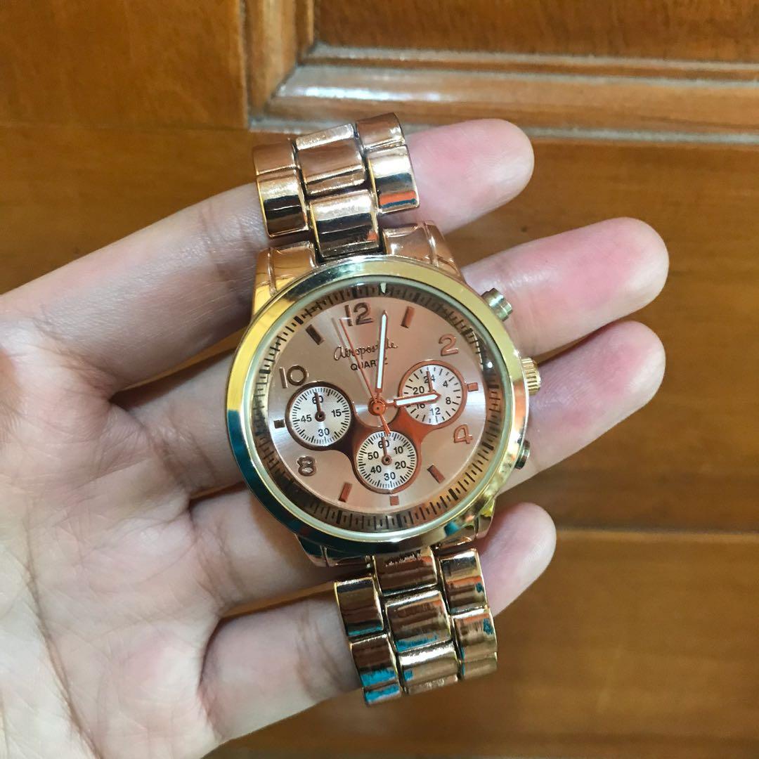 Aeropostale rose gold watch clearance