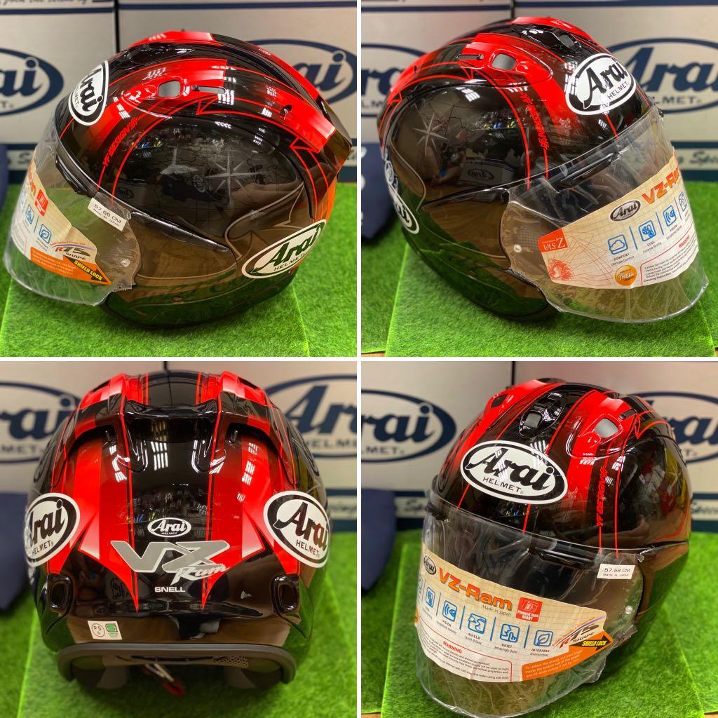 Arai Vz Ram Harada Tour Black Motorcycles Motorcycle Accessories On Carousell