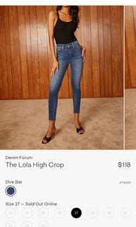 Aritzia Denim Forum The Lola High Crop