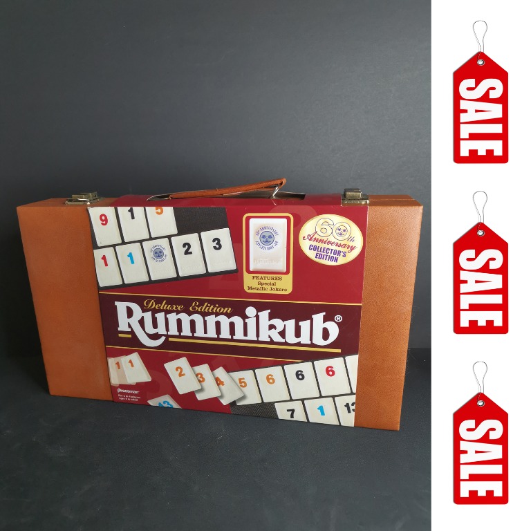 RARE Rummikub 60th Anniversary Deluxe Edition, Hobbies & Toys, Toys ...