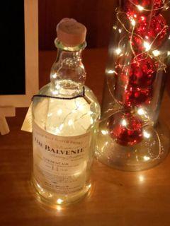 Balvenie Whisky Bottle - Vase for dried flowers, fairy lights, etc.