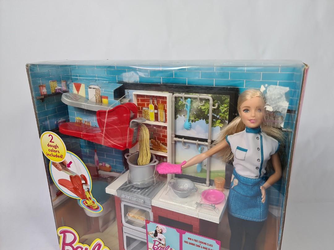 Barbie spaghetti chef doll & playset hotsell